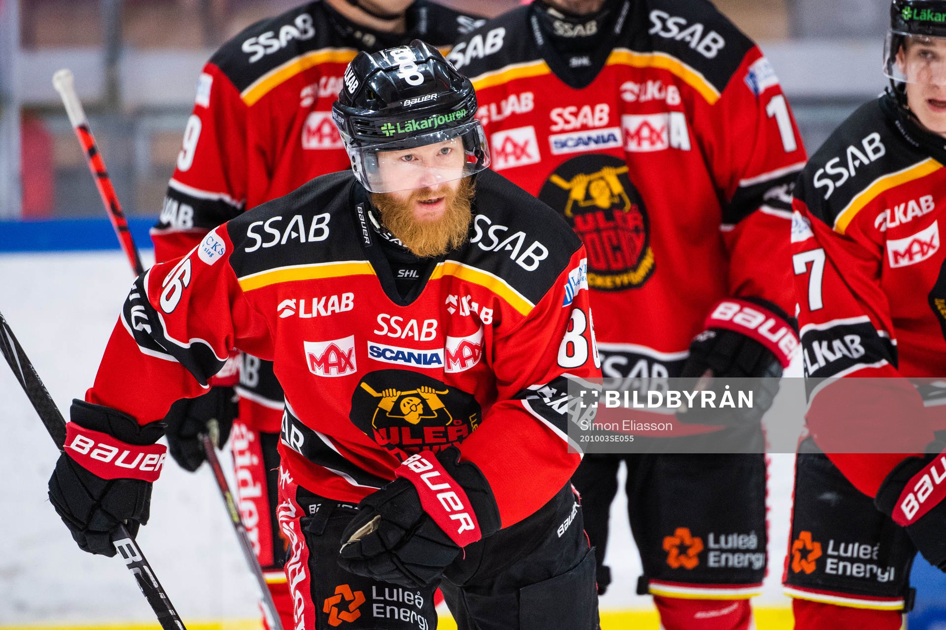 Luleås Linus Klasen jublar