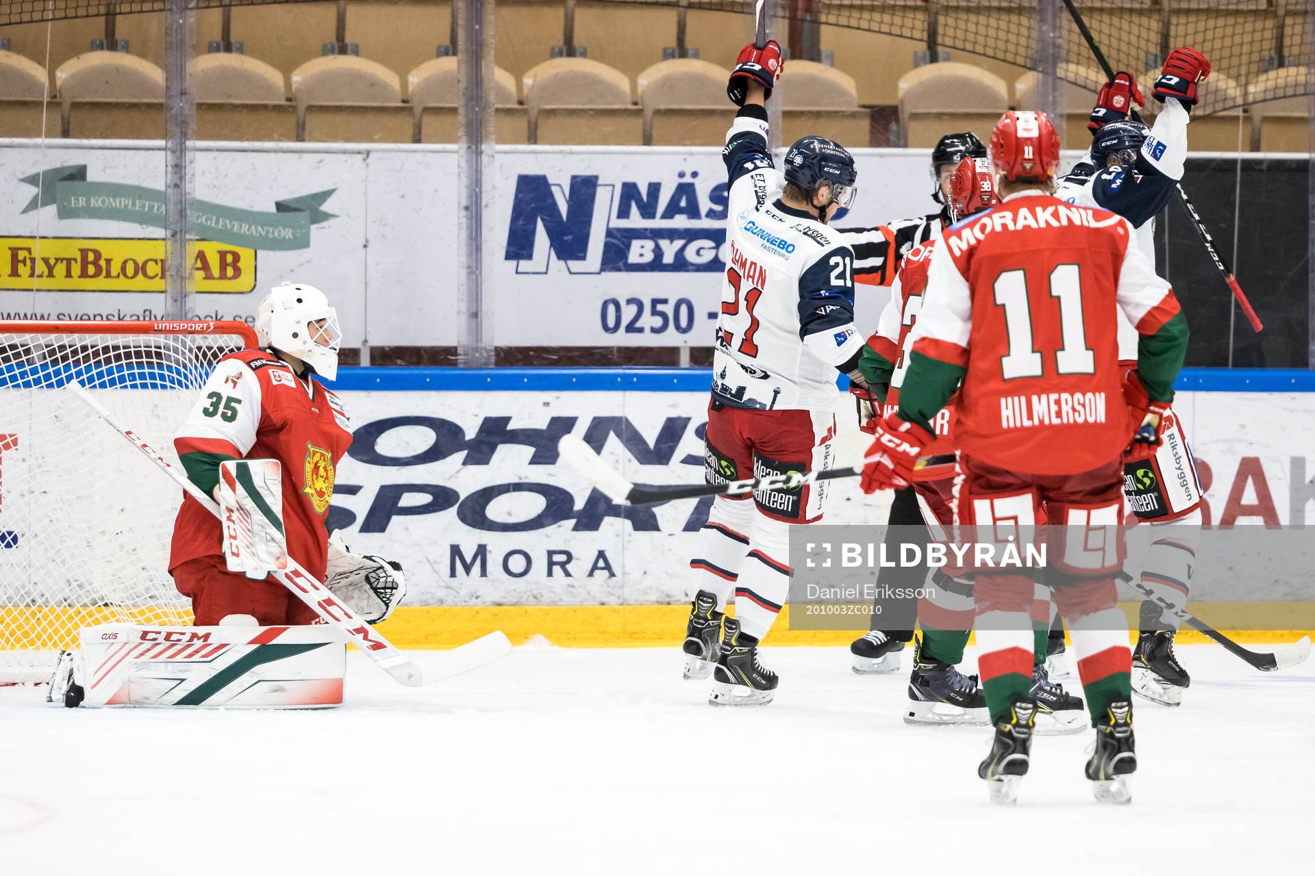 Västerviks Victor Öhman jublar