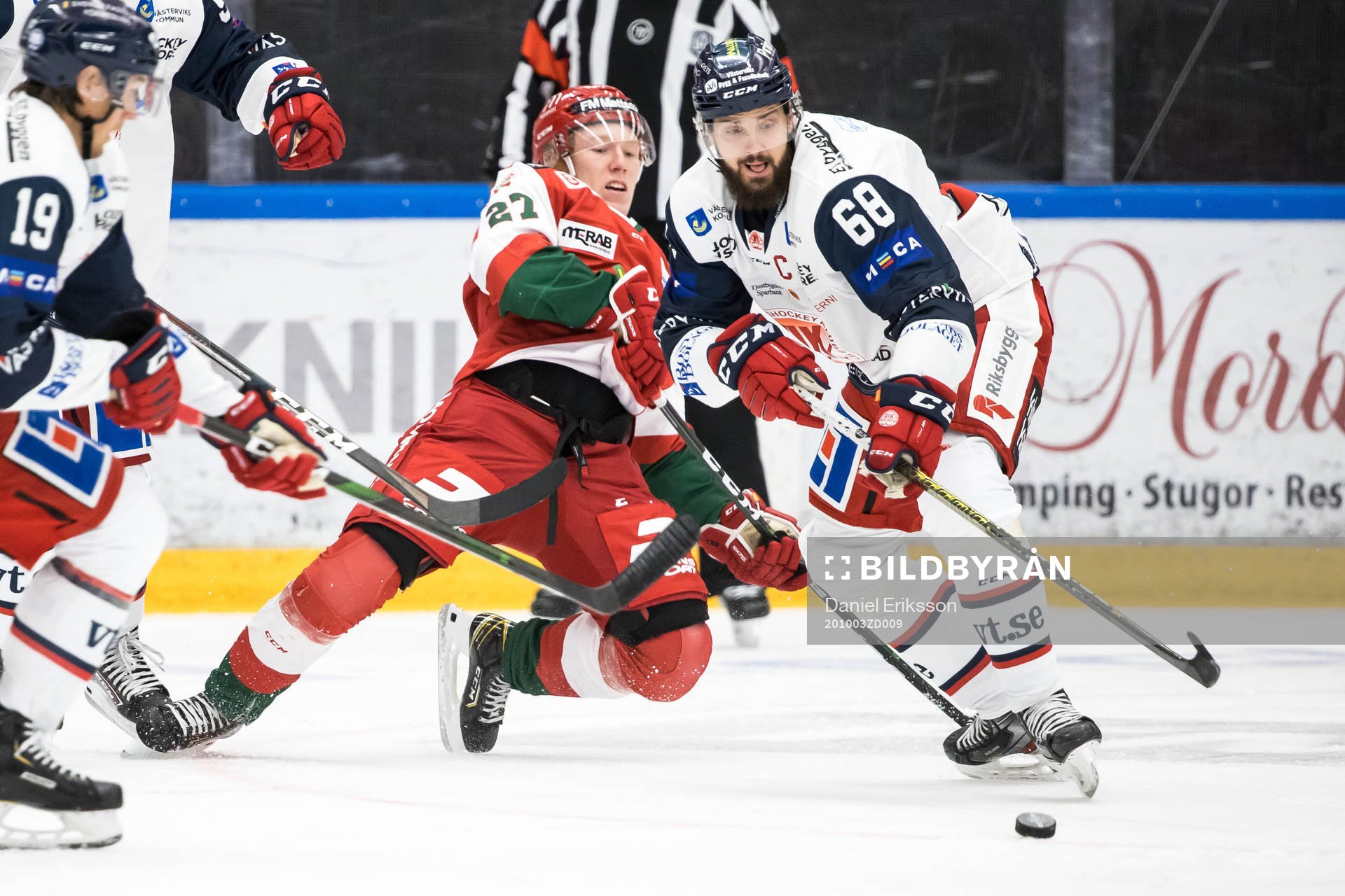 Moras Isac Andersson och Västerviks Joakim Hagelin