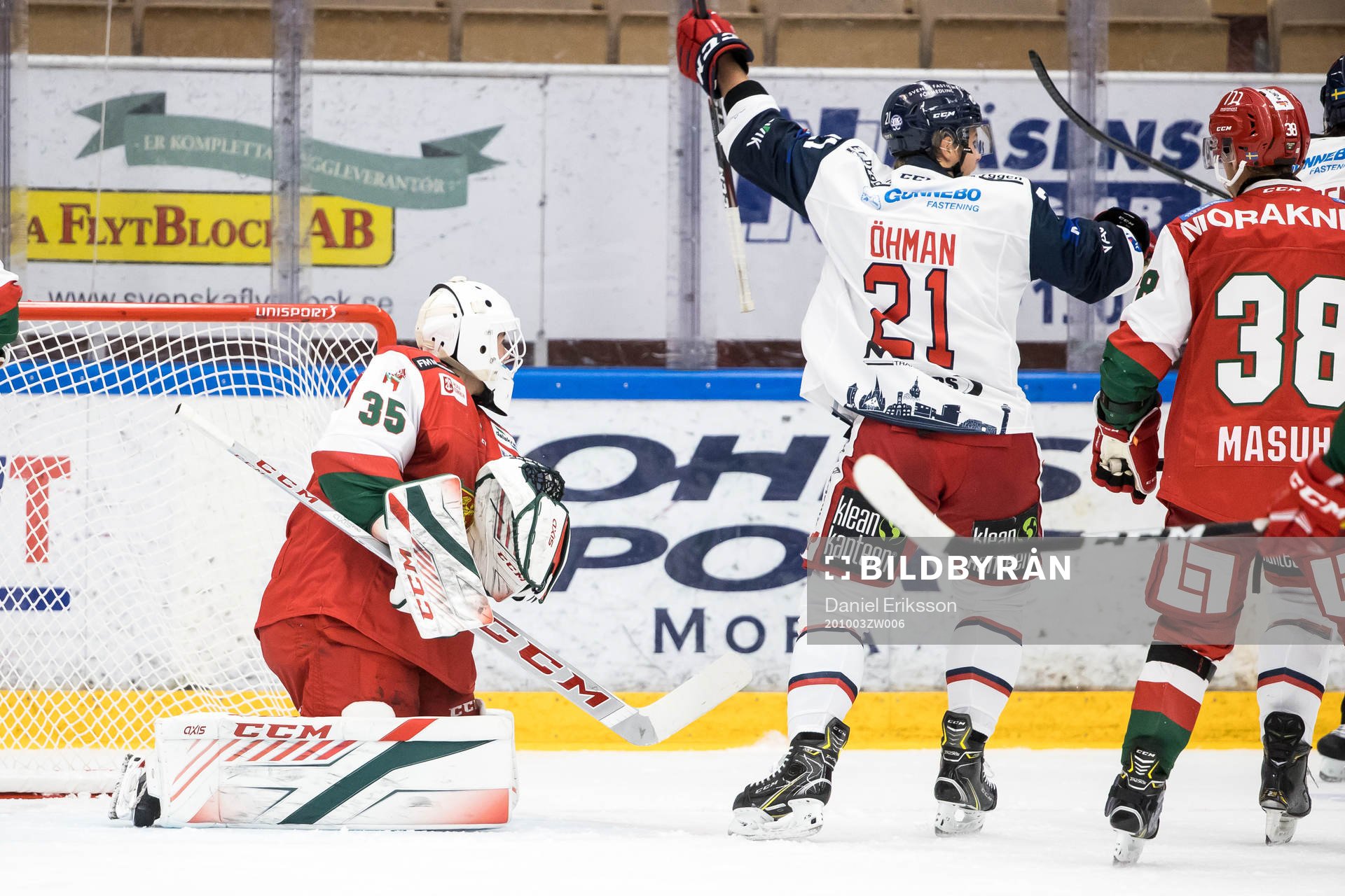 Västerviks Victor Öhman jublar
