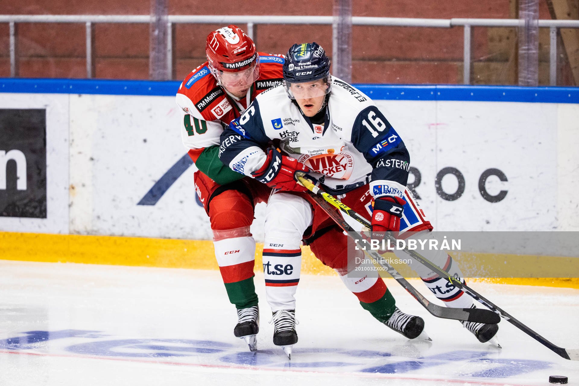 Moras Oskar Stål-Lyrenäs och Västerviks Saku Kinnunen
