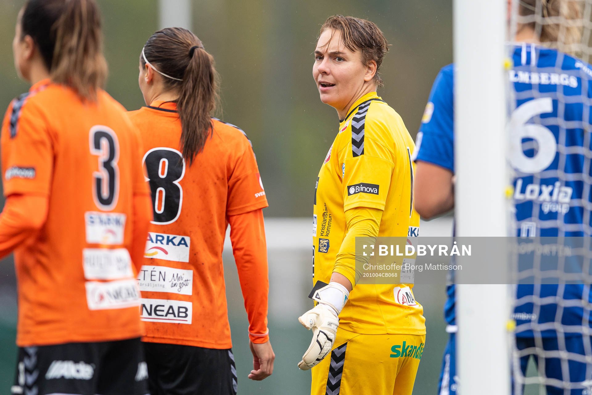 Kristianstads målvakt Brett Elizabeth Maron