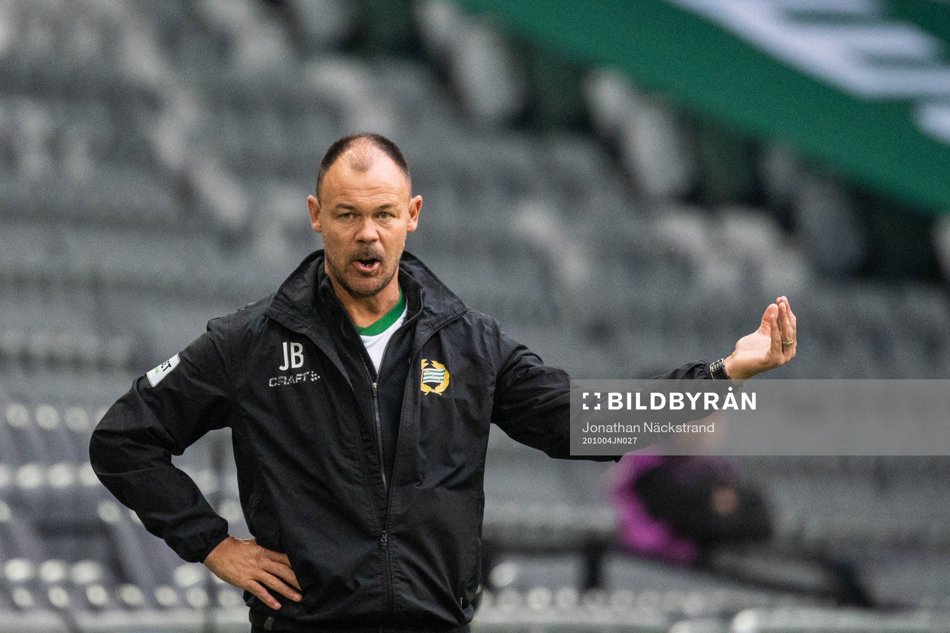 Hammarbys assisterande tränare Joachim Björklund