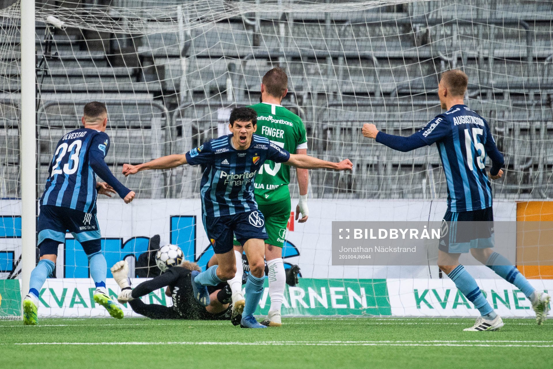 Djurgårdens Jesper Nyholm jublar
