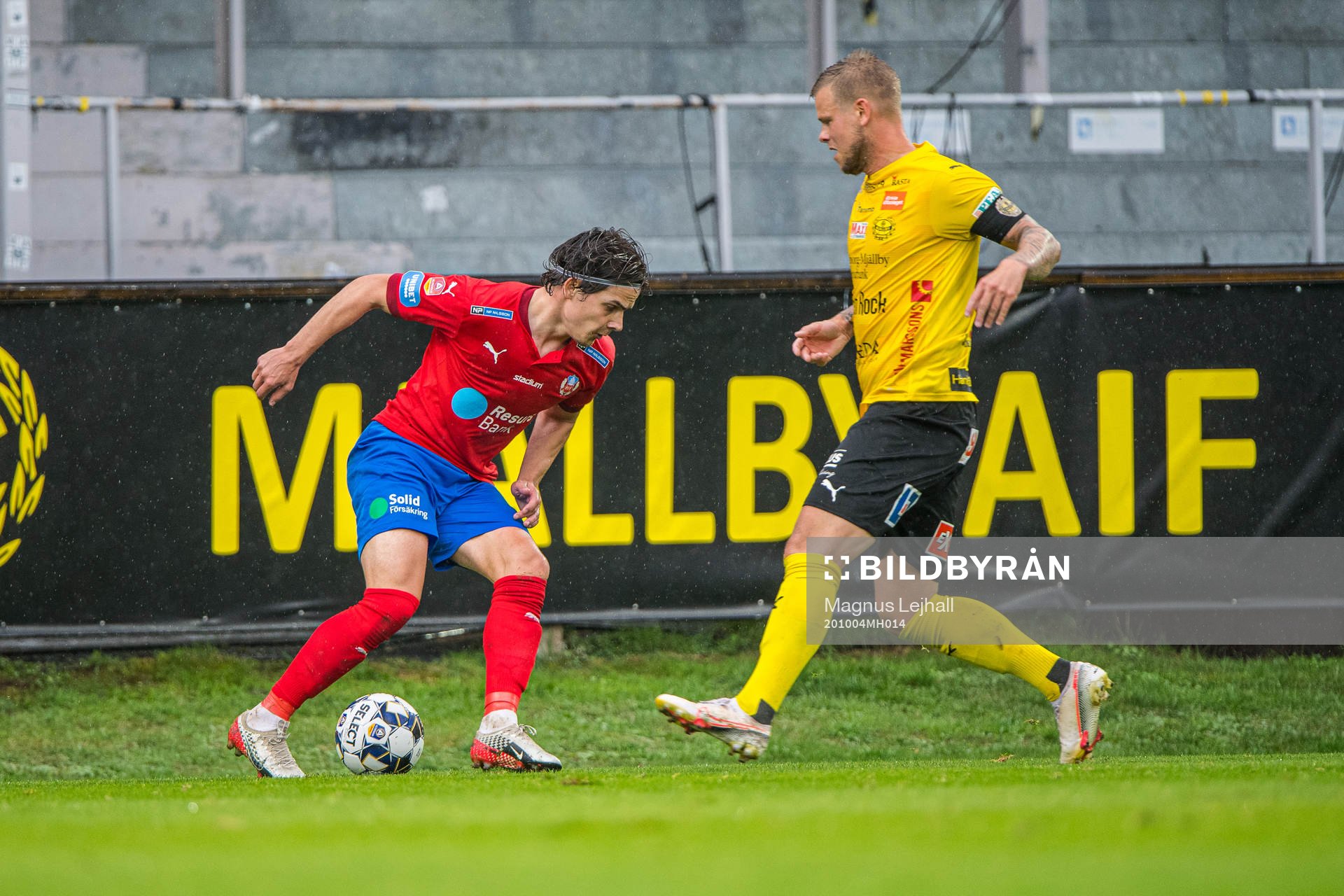 Helsingborgs Brandur Hendriksson och Mjällbys David