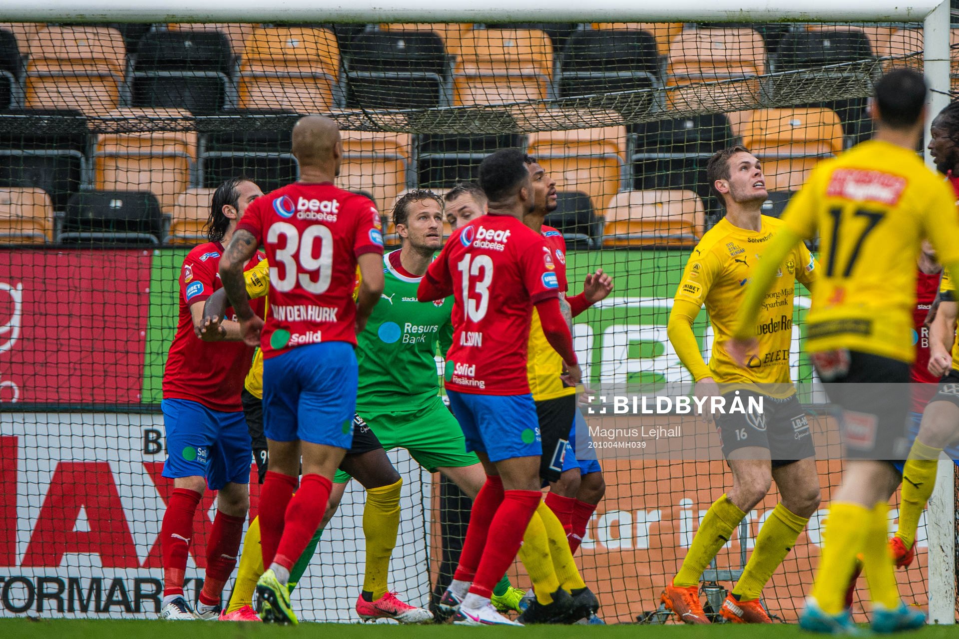 Helsingborgs målvakt Anders Lindegaard