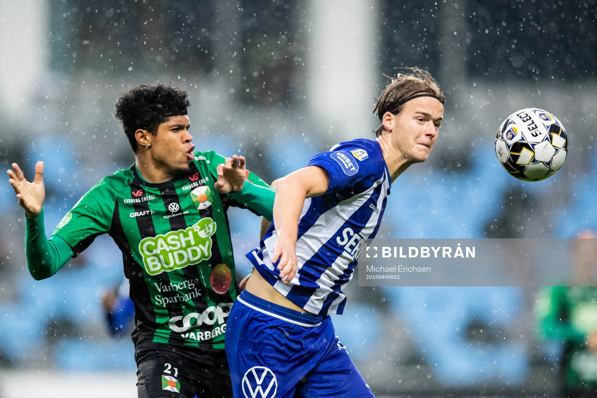 Varbergs Luke Le Roux och IFK Göteborg August Erlingmark