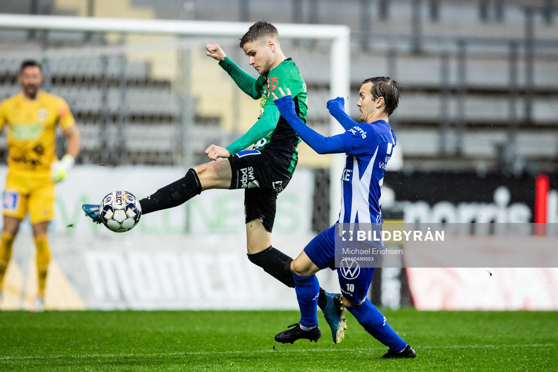 Varbergs Gustav Norlin och IFK Göteborg Patrik Karlsson