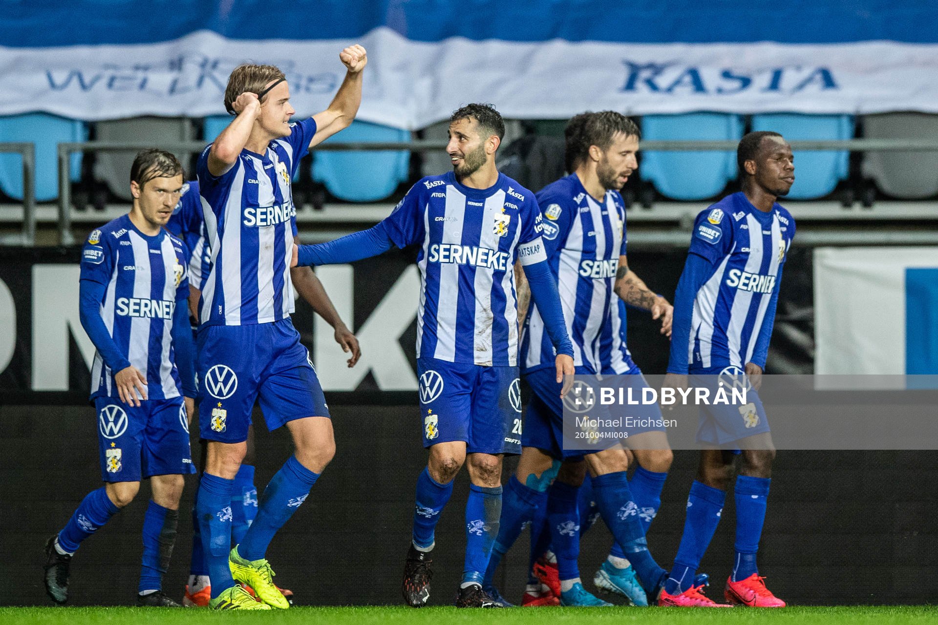 IFK Göteborg August Erlingmark jublar