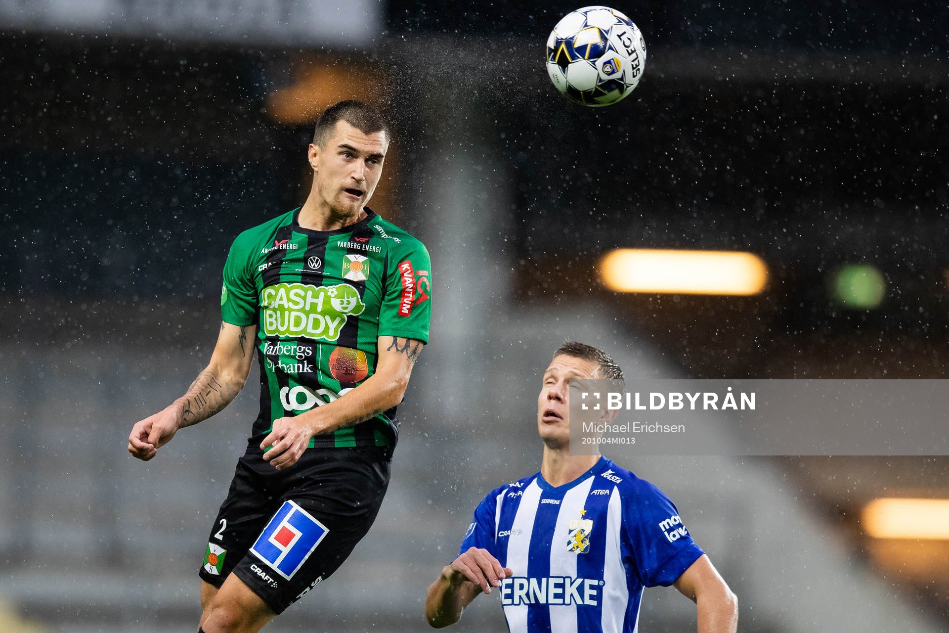 Varbergs Jon Birkfeldt och IFK Göteborg Pontus Wernbloom