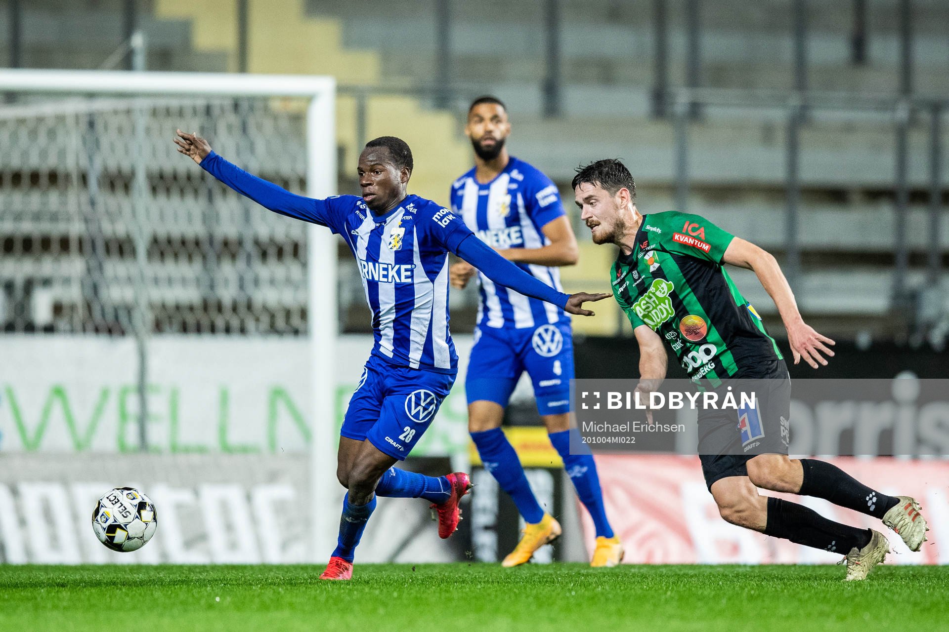 IFK Göteborg Alhassan Yusuf Abdullahi och Varbergs Robin