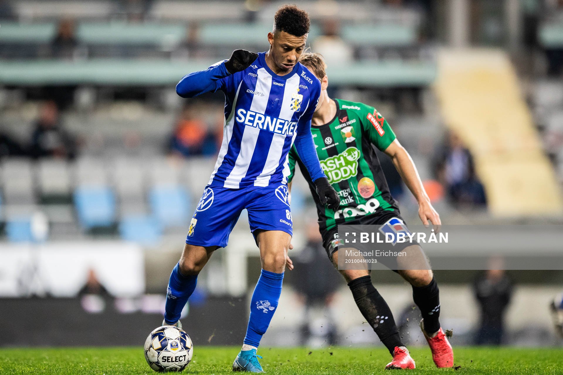IFK Göteborg Tobias Sana och Varbergs Albin Winbo