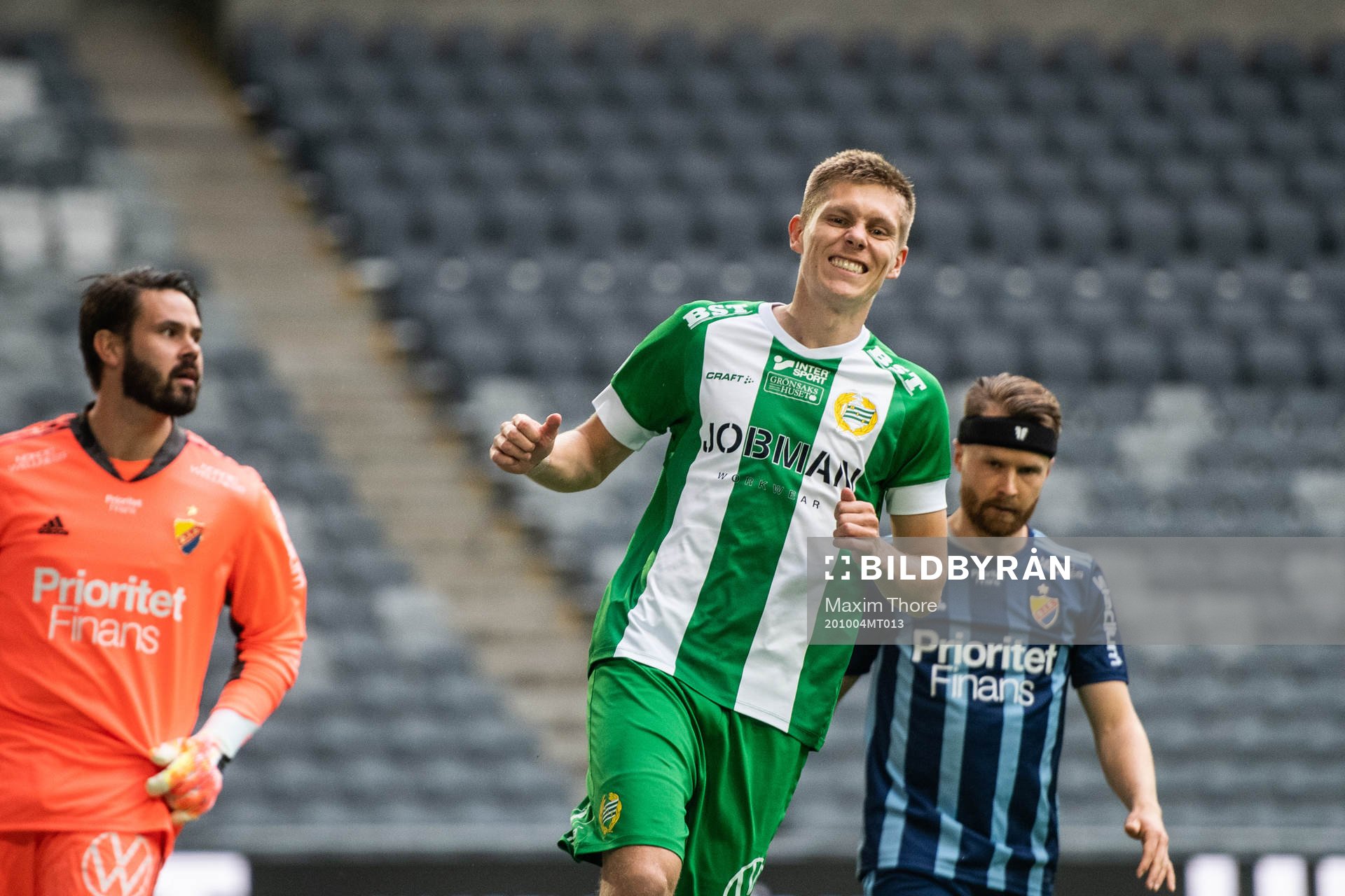 Hammarbys Aron Johansson deppar