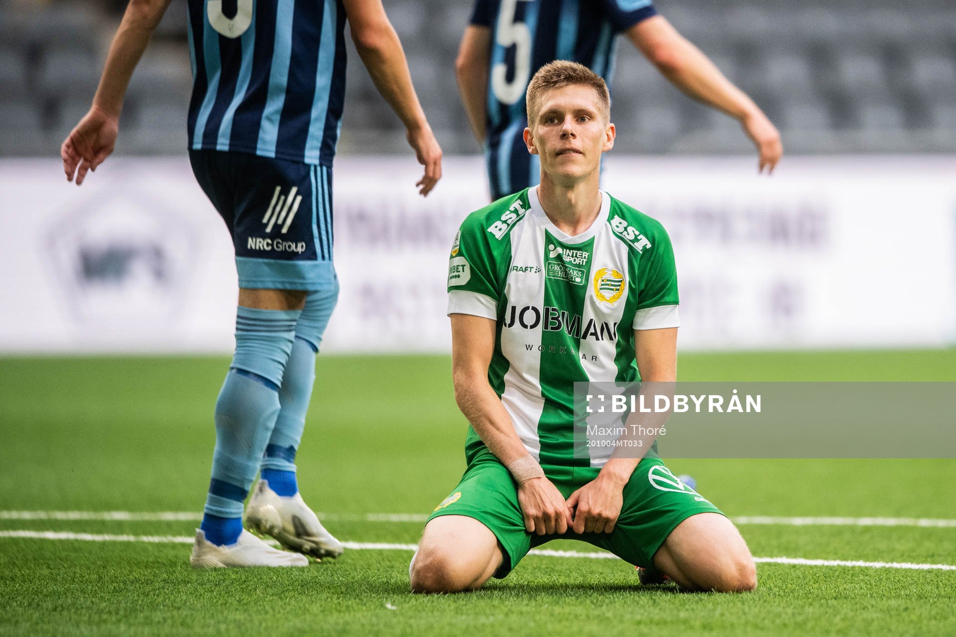 Hammarbys Aron Johansson deppar