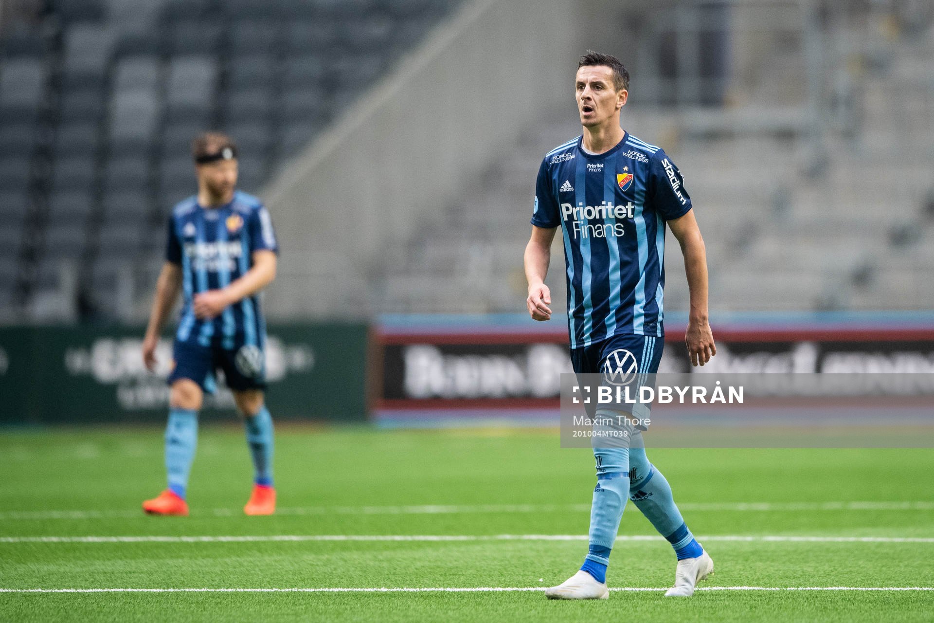 Djurgårdens Haris Radetinac deppar
