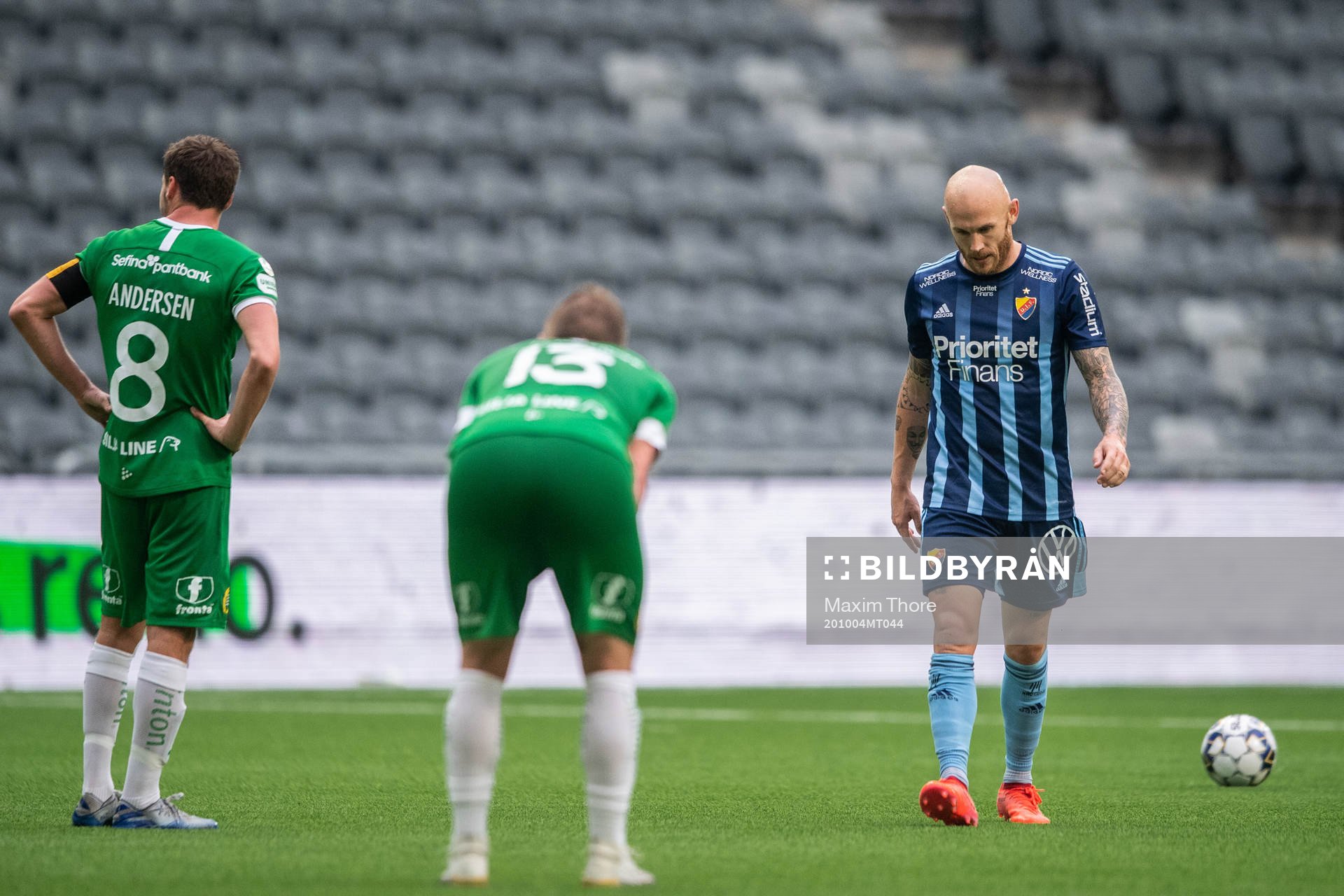 Djurgårdens Magnus Eriksson deppar