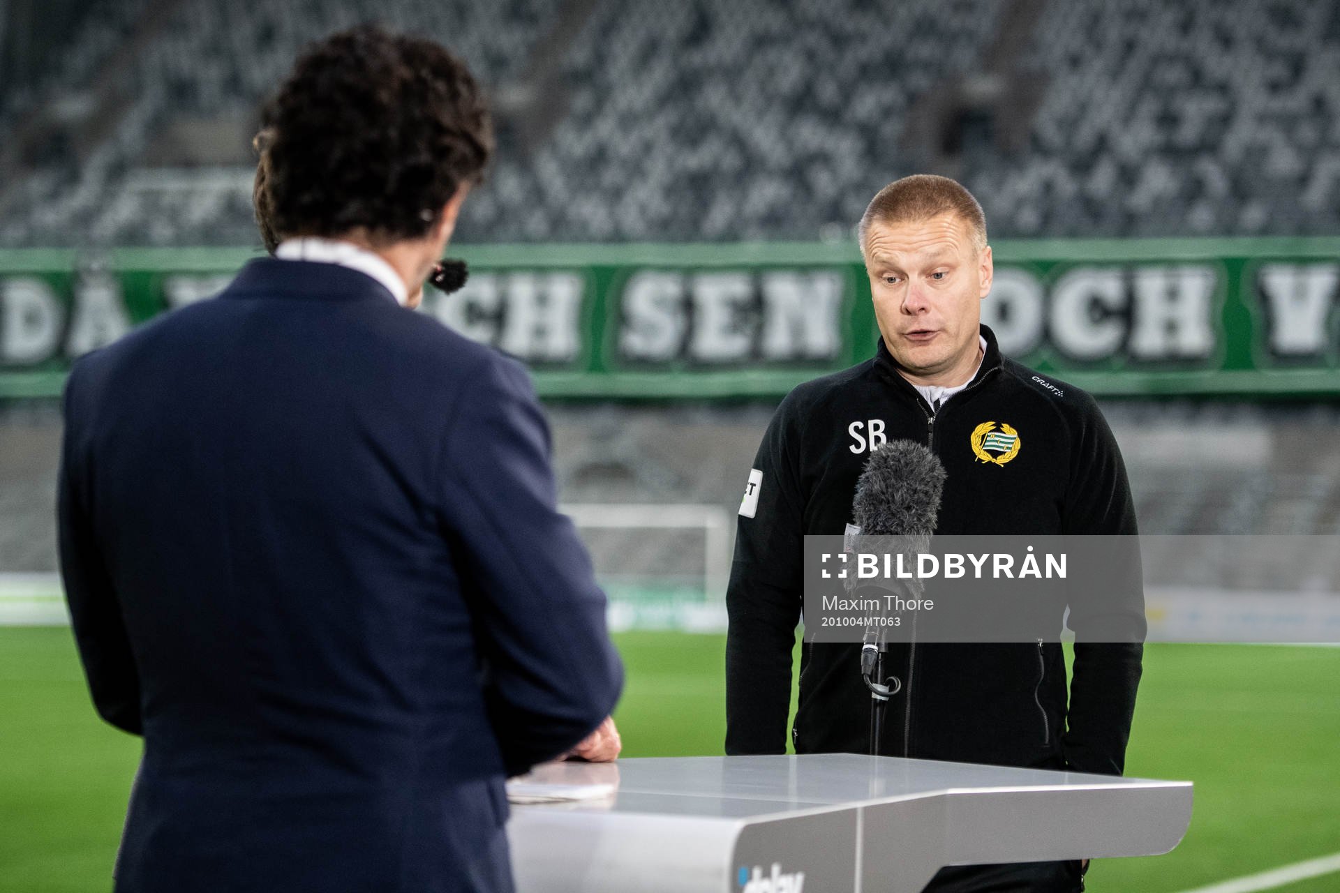 Hammarbys tränare Stefan Billborn