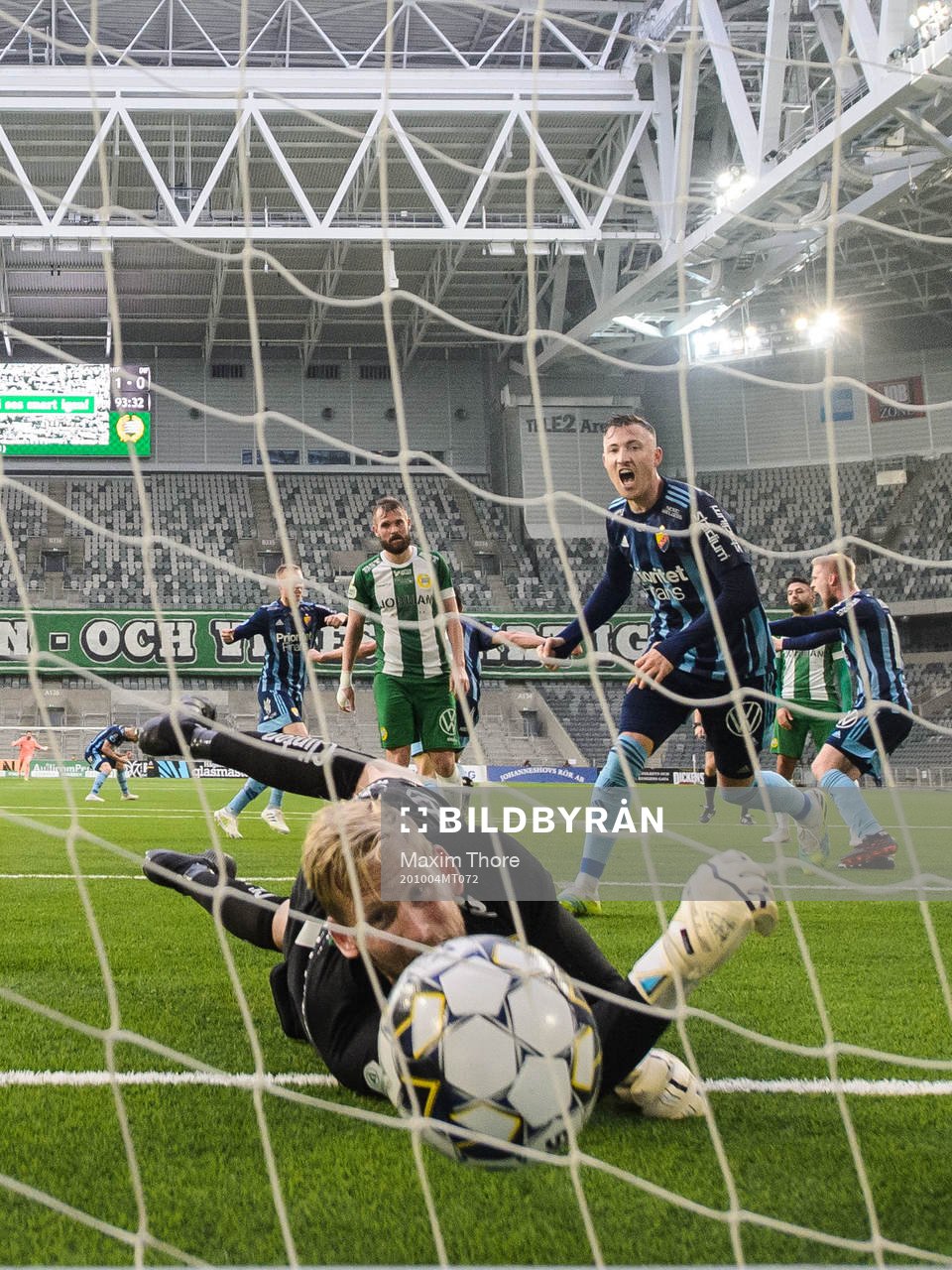 Djurgårdens Fredrik Ulvestad jublar