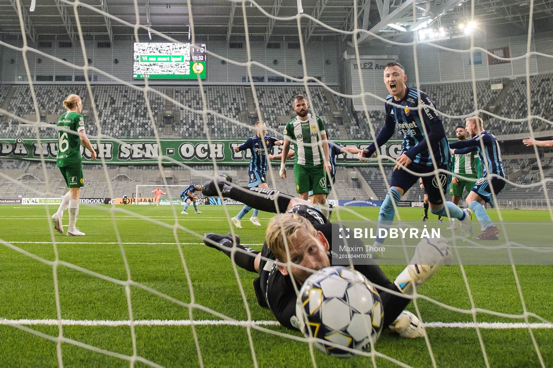 Djurgårdens Fredrik Ulvestad jublar