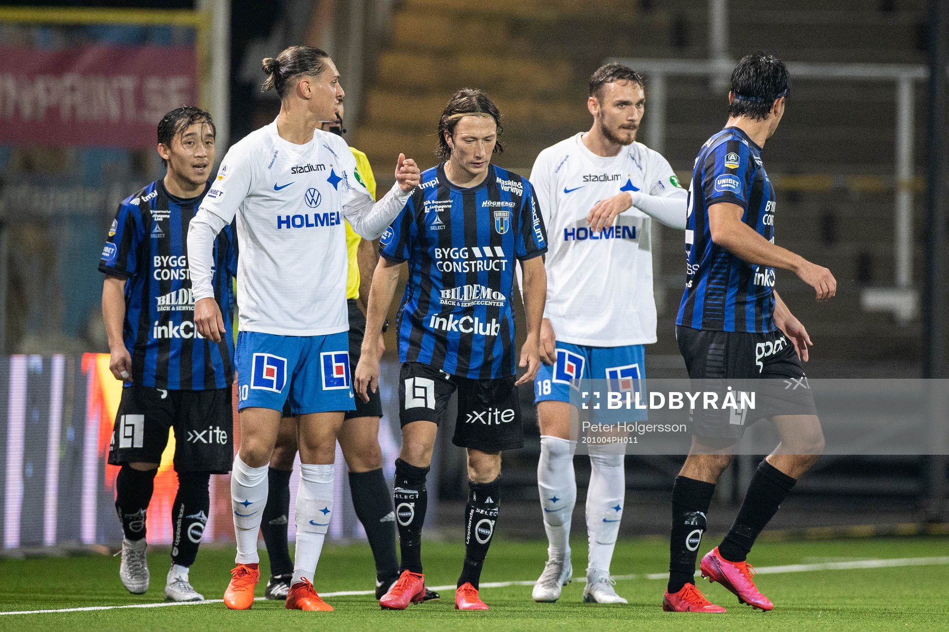 IFK Norrköpings Jonathan Levi och Linus Wahlqvist i en