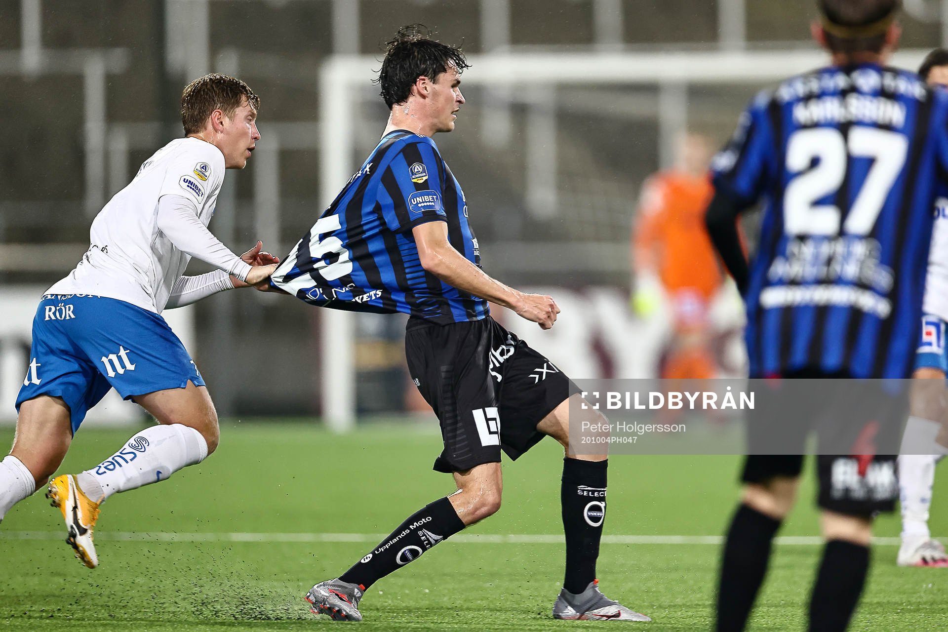 IFK Norrköpings Alexander Fransson och Sirius Jamie Roche