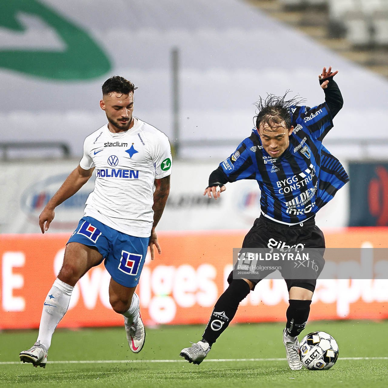 IFK Norrköpings Sead Haksabanovic och Sirius Yukiya Sugita