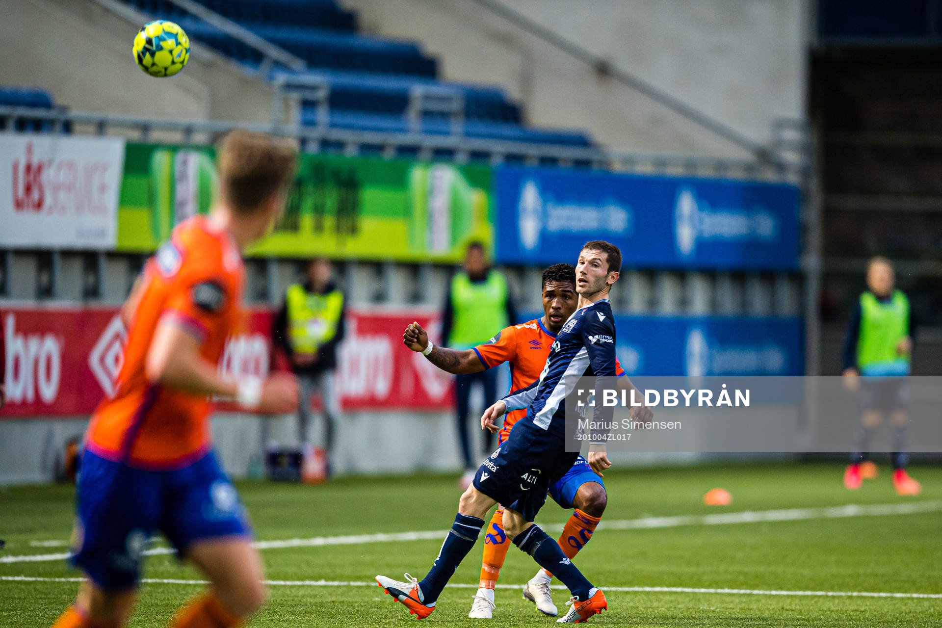 Erikson Spinola Lima of Aalesund and Liridon Kalludra of