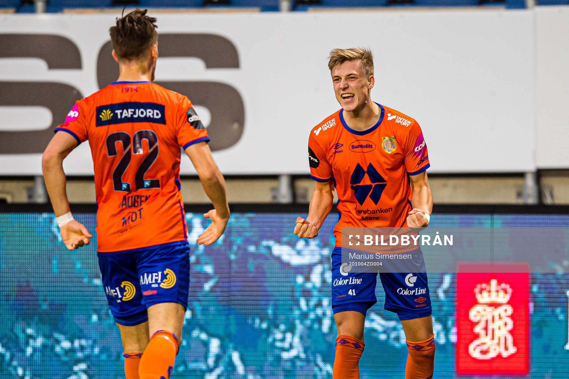 Markus Seehusen Karlsbakk of Aalesund celebrates