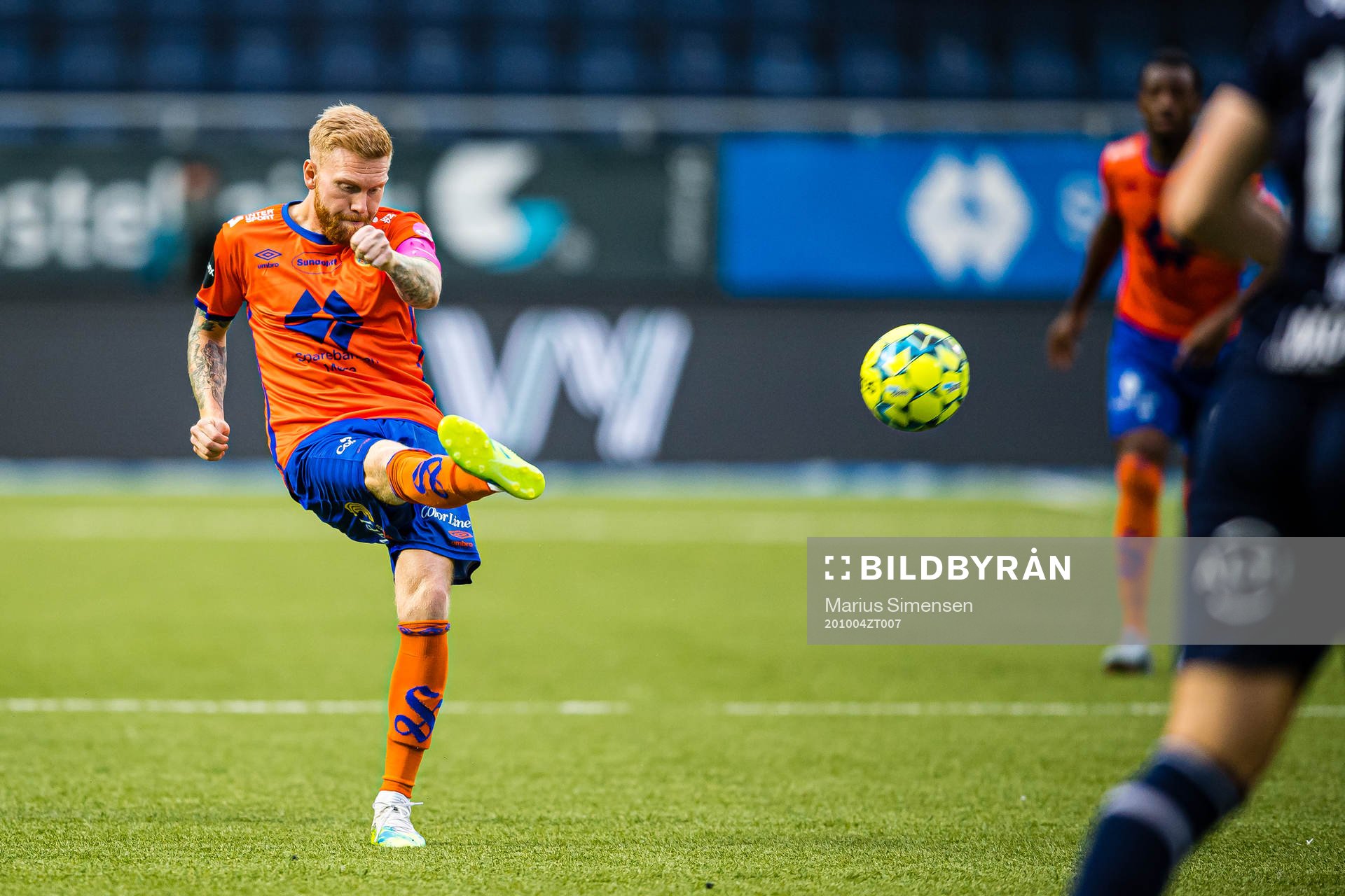 Fredrik Kjernmoen Carlsen of Aalesund during the Eliteserien match between Aalesund and Kristiansund on October 4, 2020 in Ålesund.