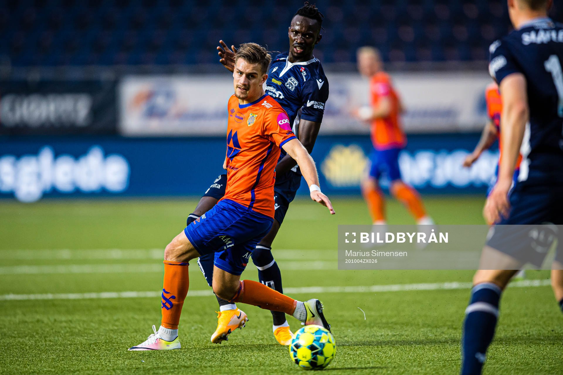 Sigurd Hauso Haugen of Aalesund and Amidou Diop of
