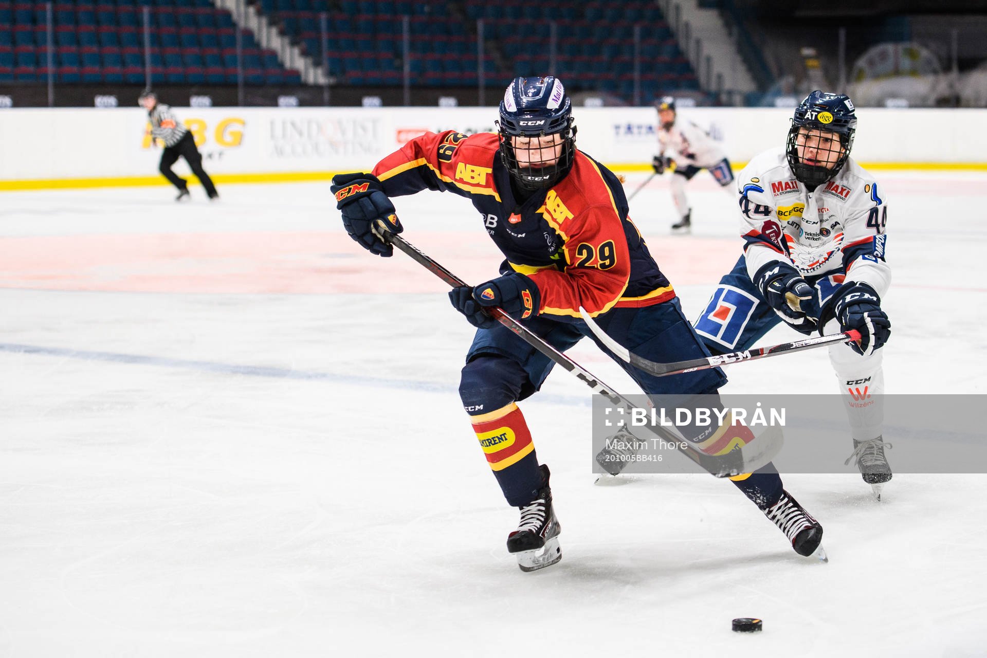 Djurgårdens Maria Lindberg och Linköpings Carrigan