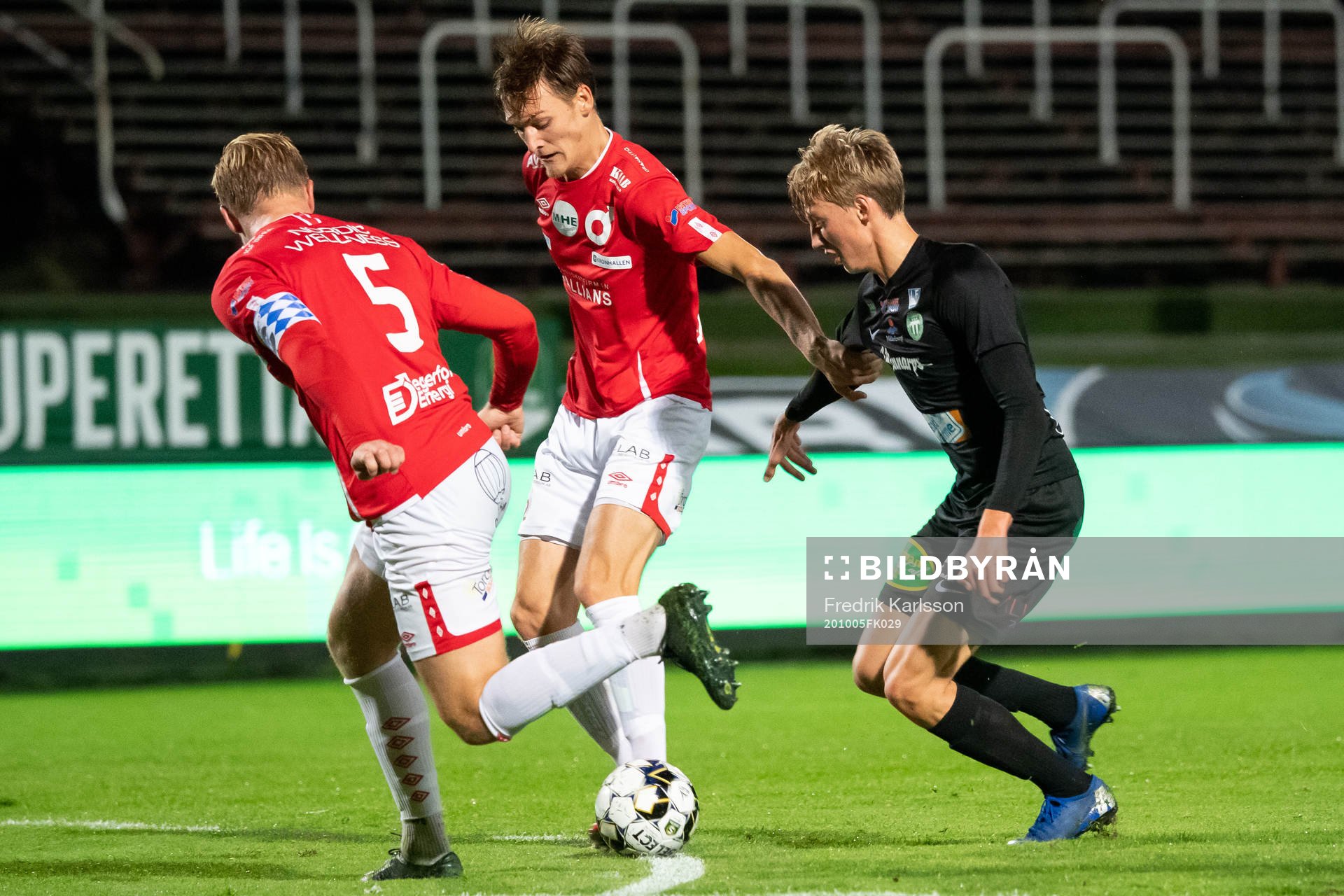 Degerfors Gustav Granath och Västerås Albin Sporrong