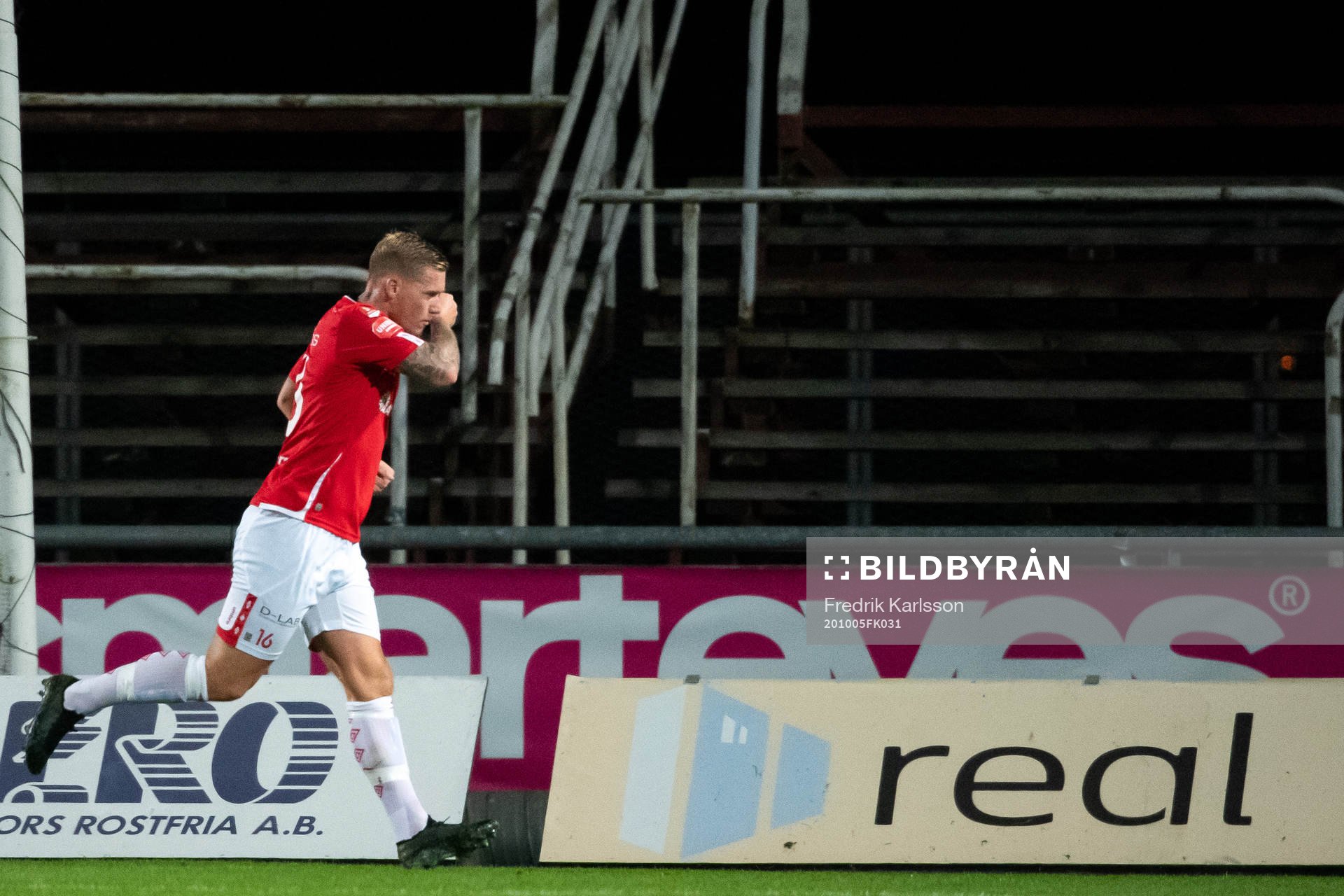 Degerfors Victor Edvardsen jublar