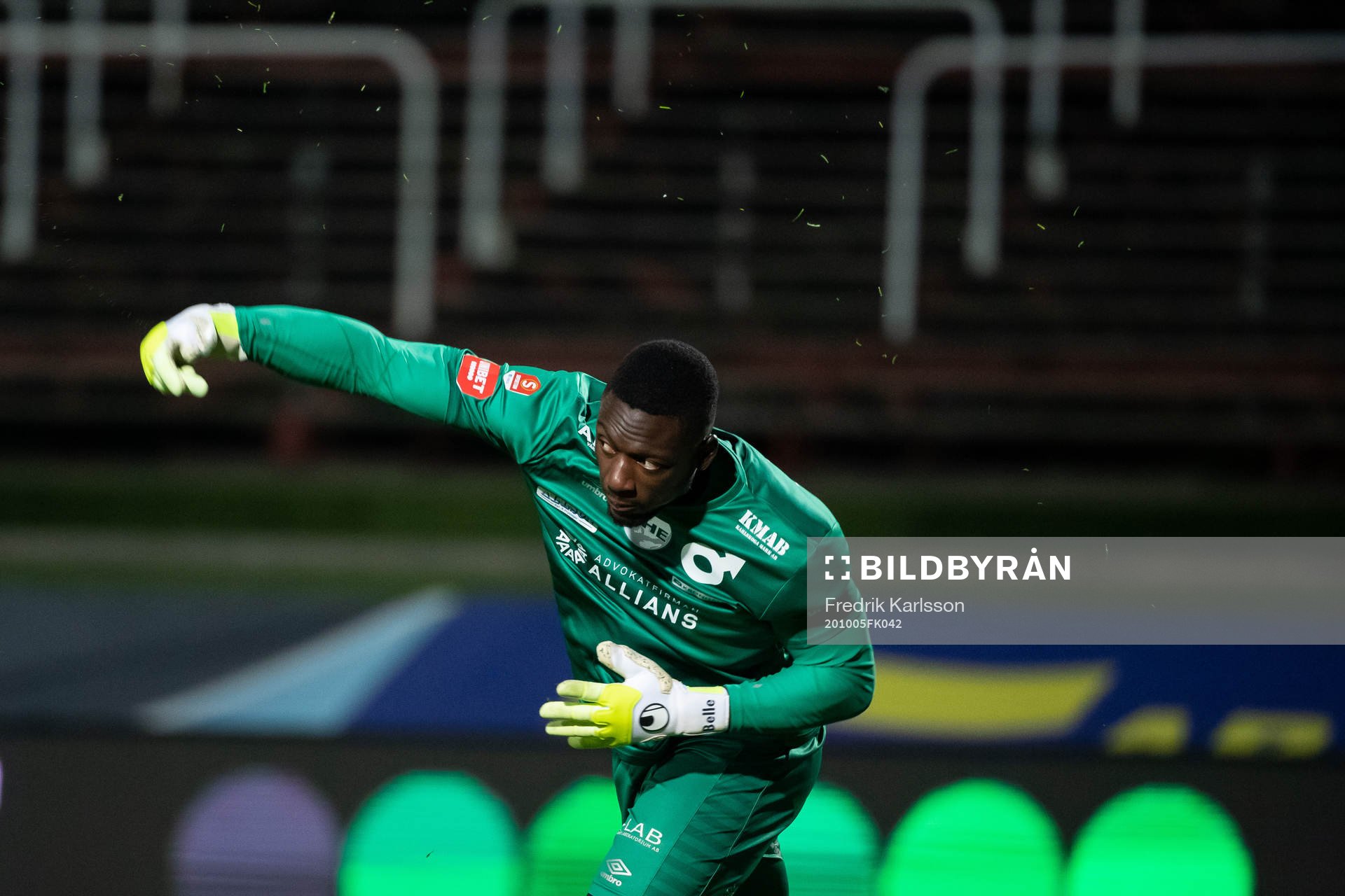 Degerfors målvakt Ismael Diawara