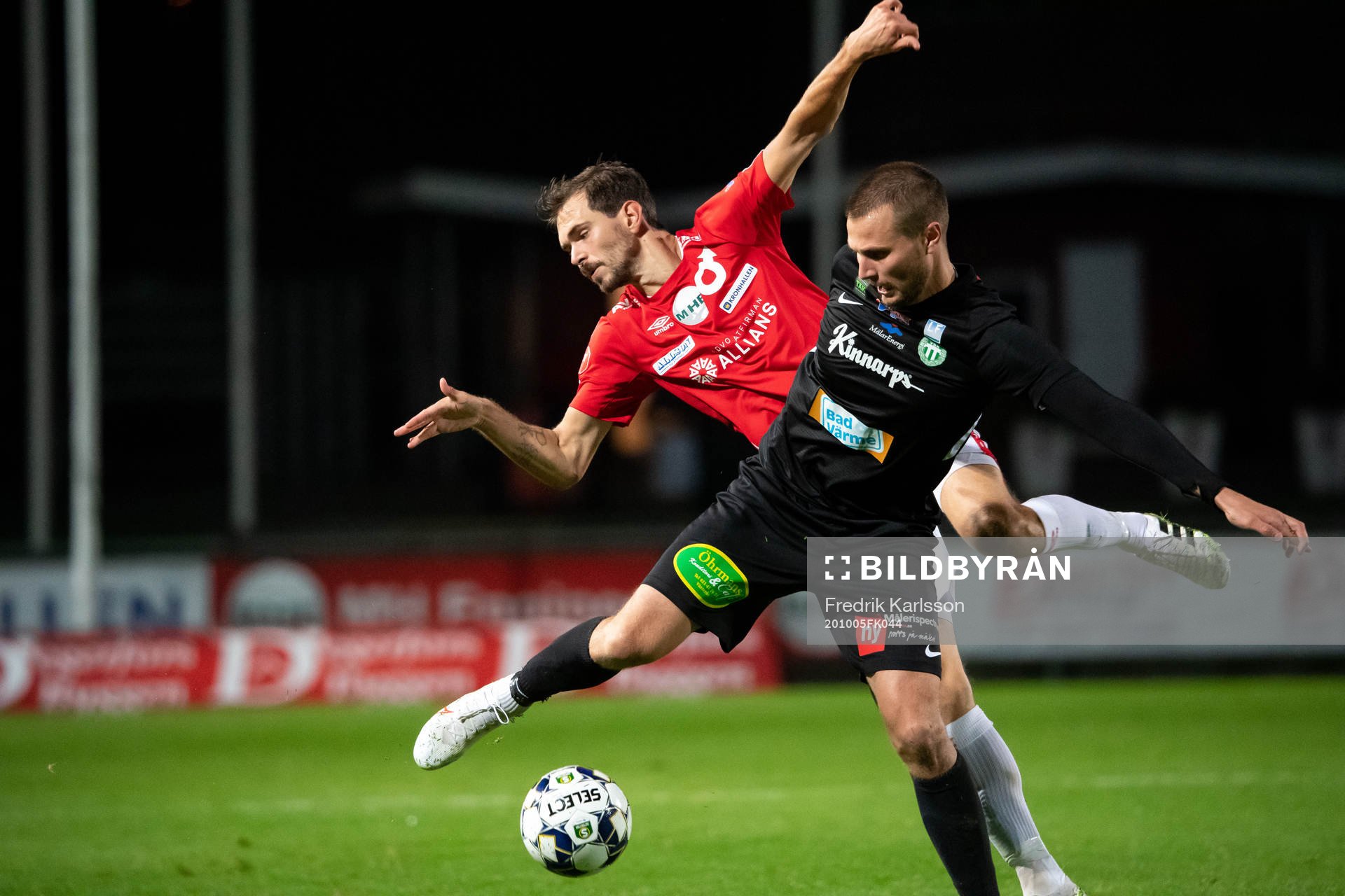 Degerfors Sebastian Olsson och Västerås Jonas Hellgren