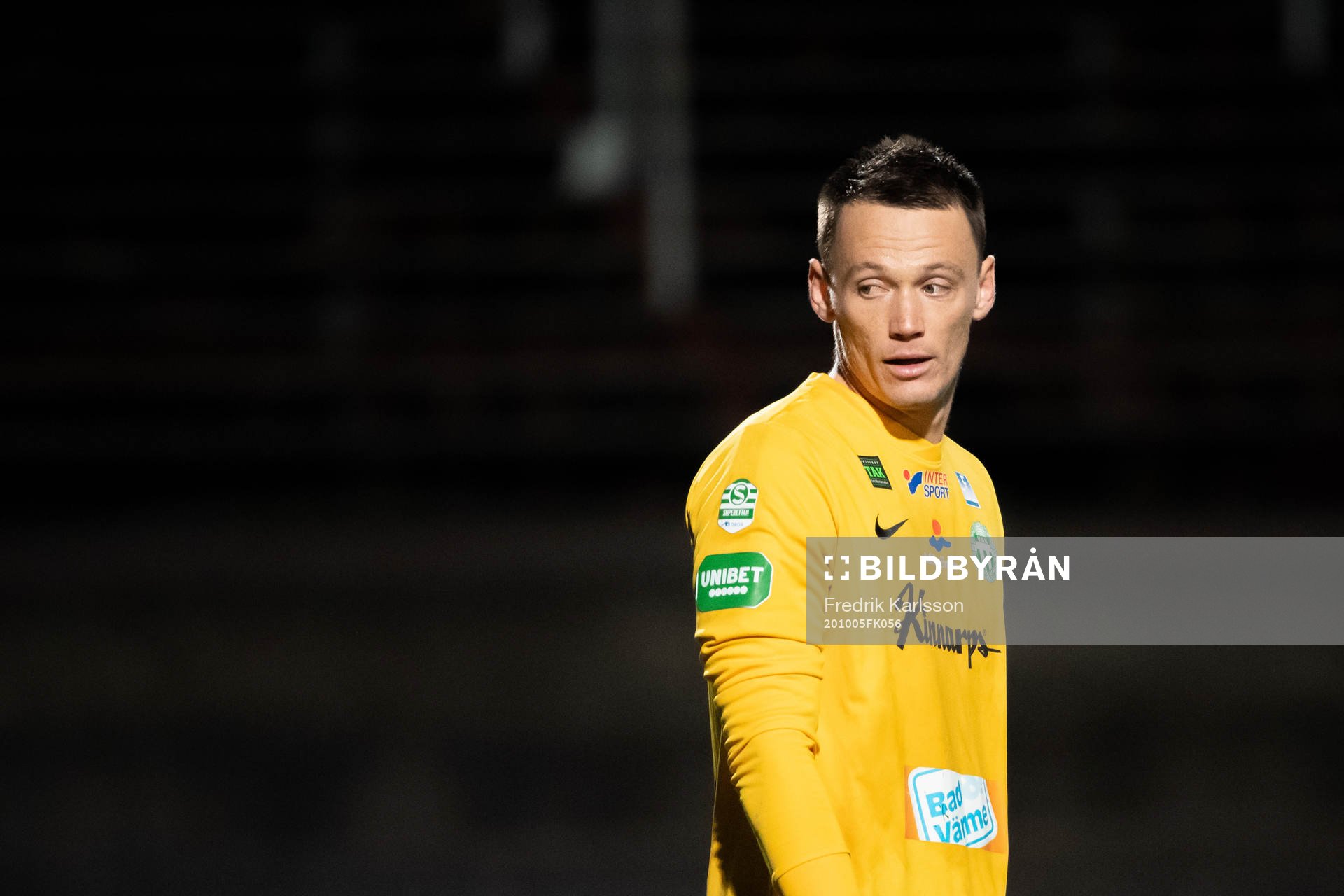 Västerås målvakt Anton Fagerström deppar