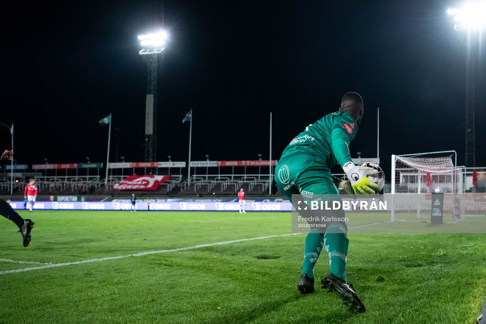 Degerfors målvakt Ismael Diawara