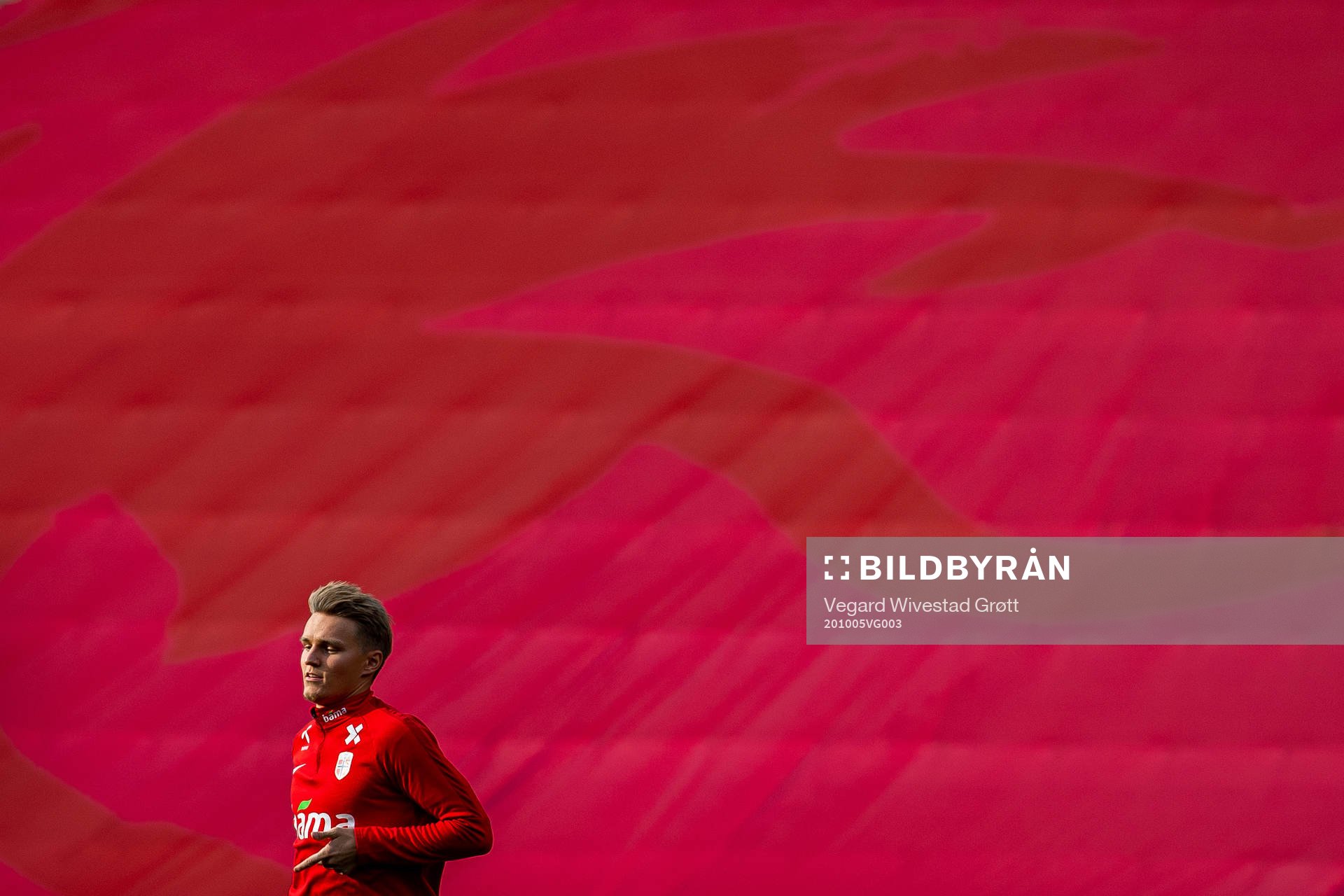 Martin Ødegaard of the Norwegian national football team