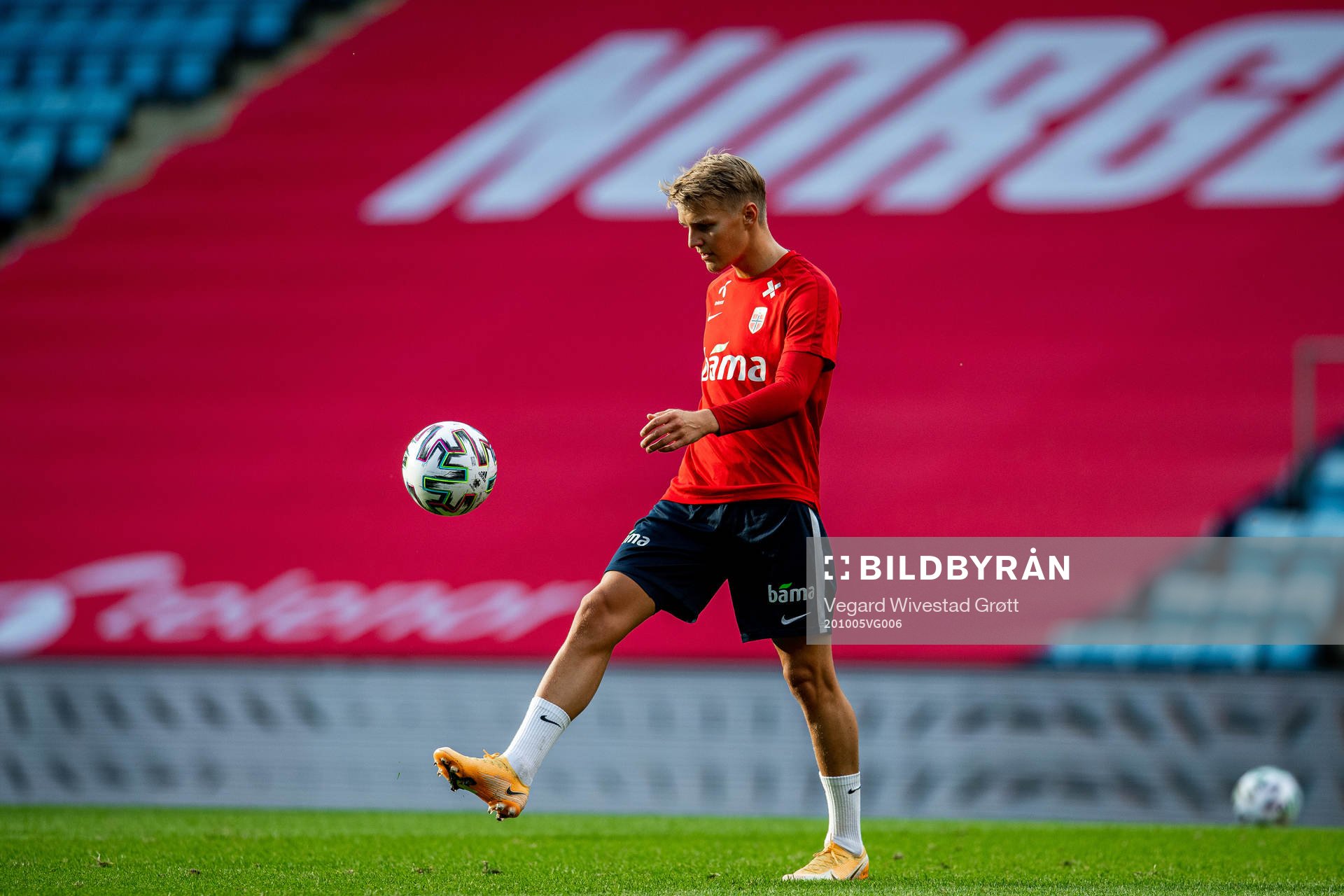 Martin Ødegaard of the Norwegian national football team