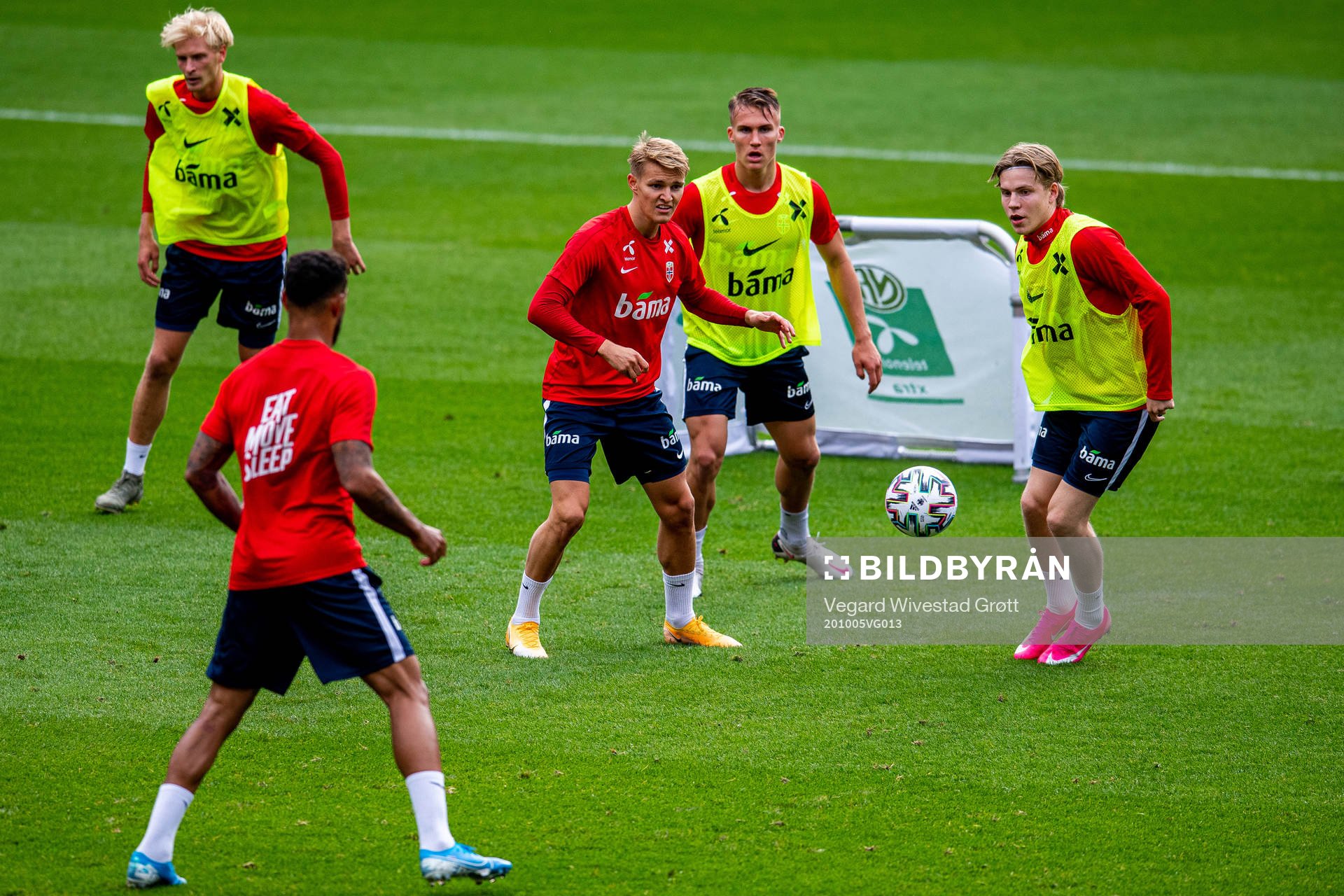 Martin Ødegaard, Leo Skiri Østigård and Jens Petter