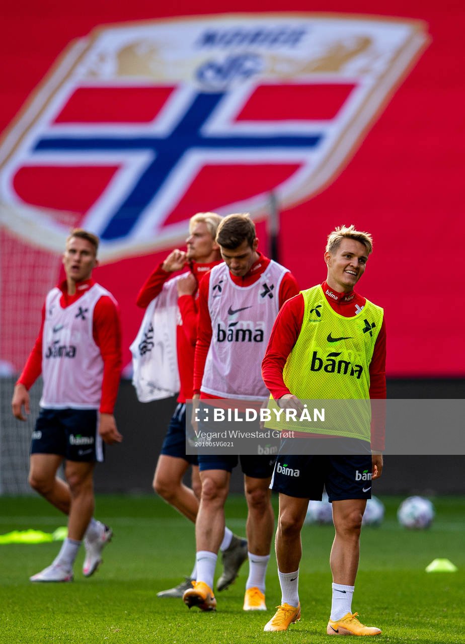 Martin Ødegaard of the Norwegian national football team