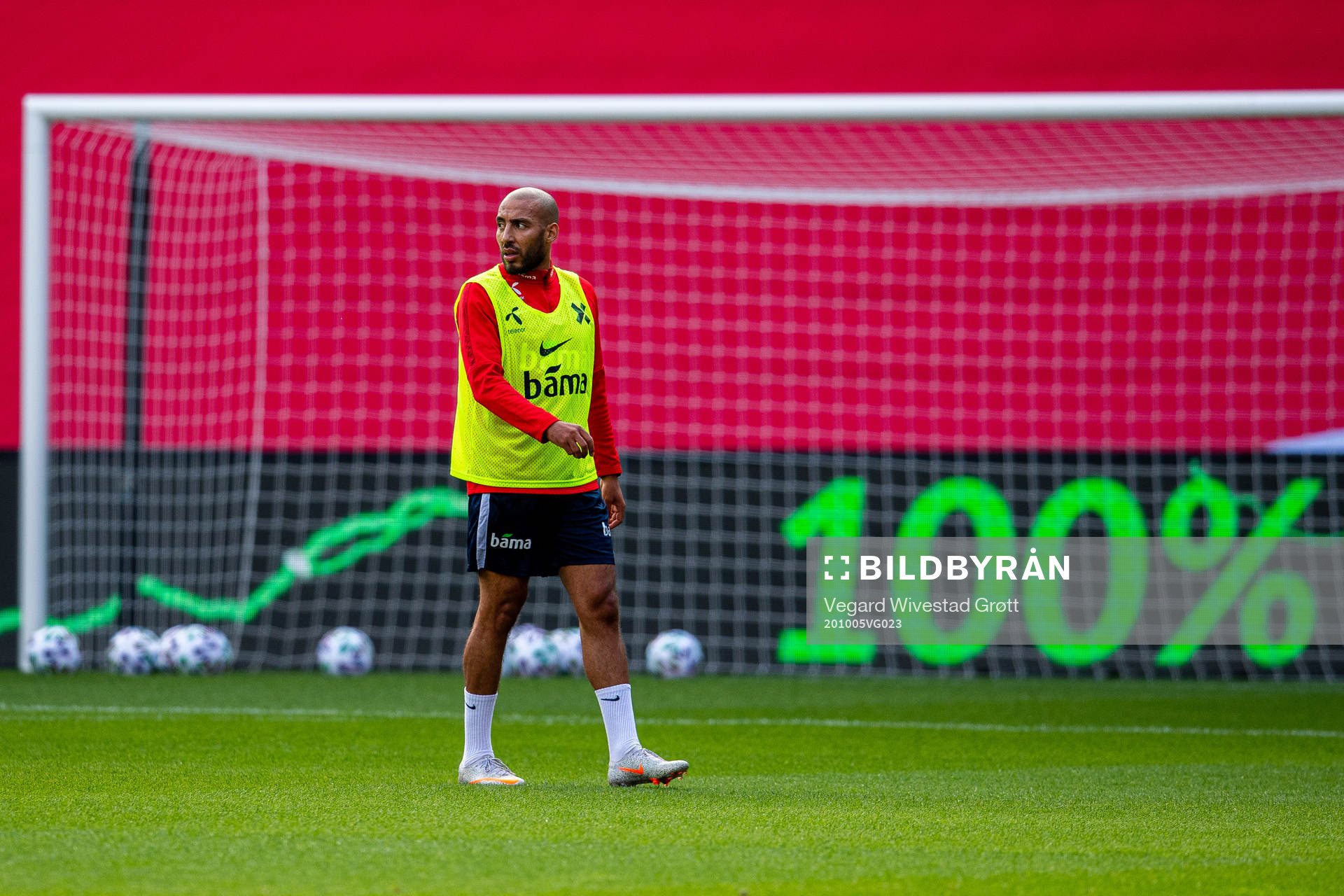 Haitam Aleesami of the Norwegian national football team