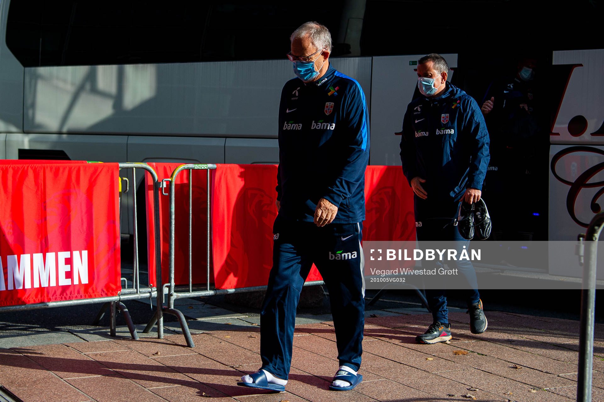 Lars Lagerbäck, head coach of the Norwegian national