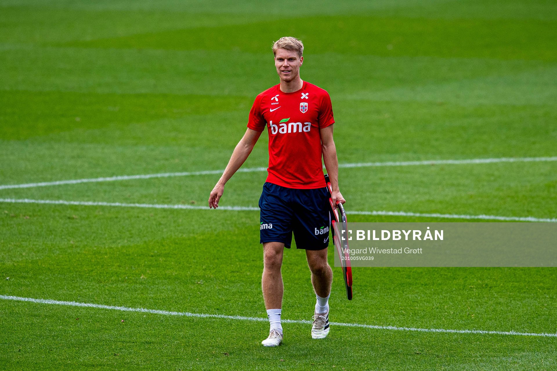 Sigurd Rosted of the Norwegian national football team