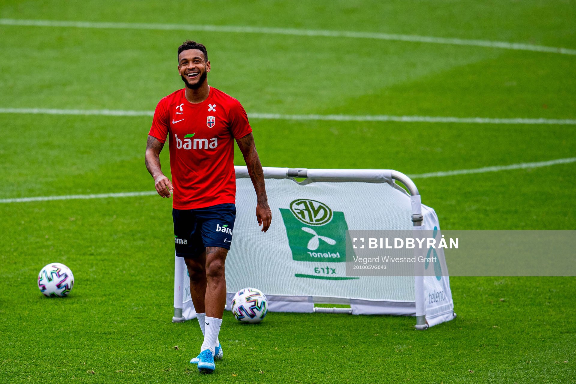 Joshua King of the Norwegian national football team