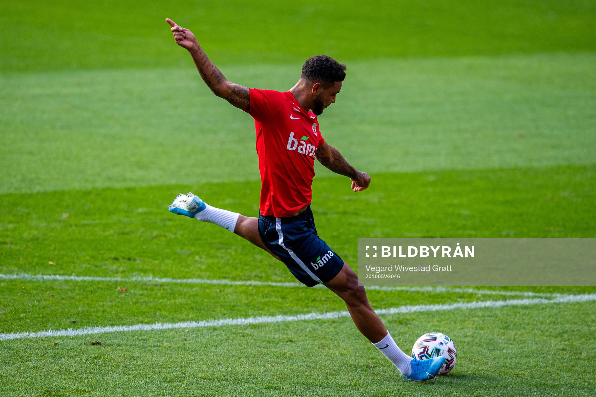 Joshua King of the Norwegian national football team