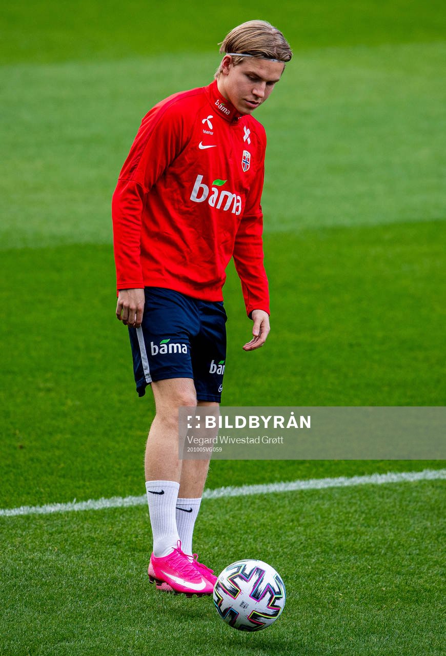 Jens Petter Hauge of the Norwegian national football team