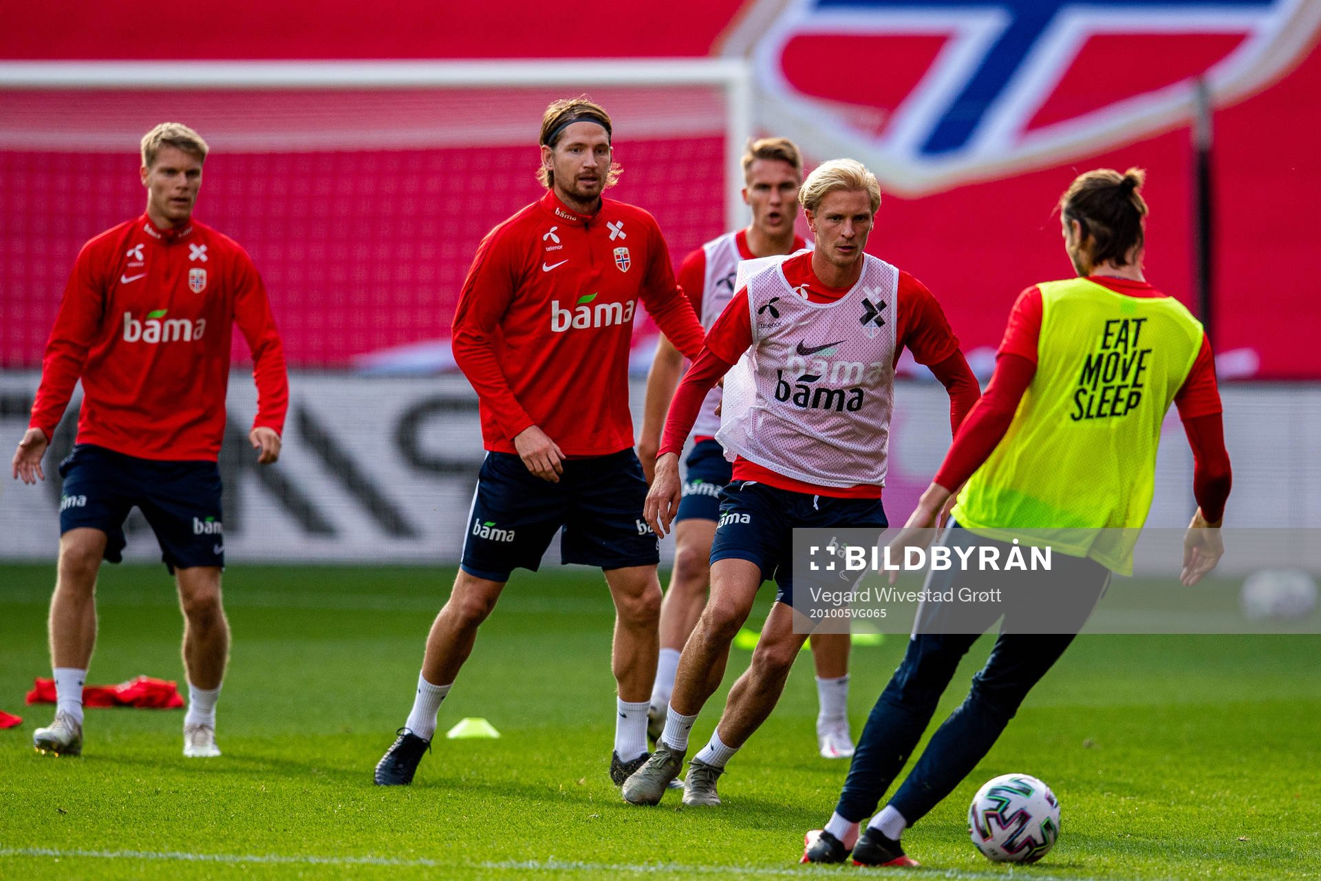 Stefan Strandberg and Morten Thorsby of the Norwegian