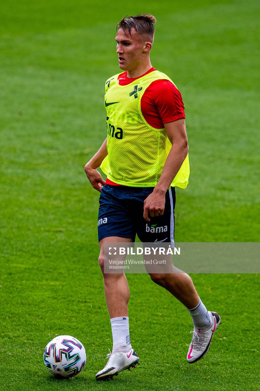 Leo Skiri Østigård of the Norwegian national football team