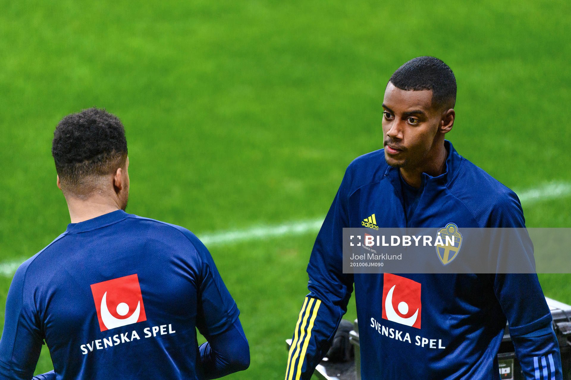 Alexander Isak of the Swedish national football team